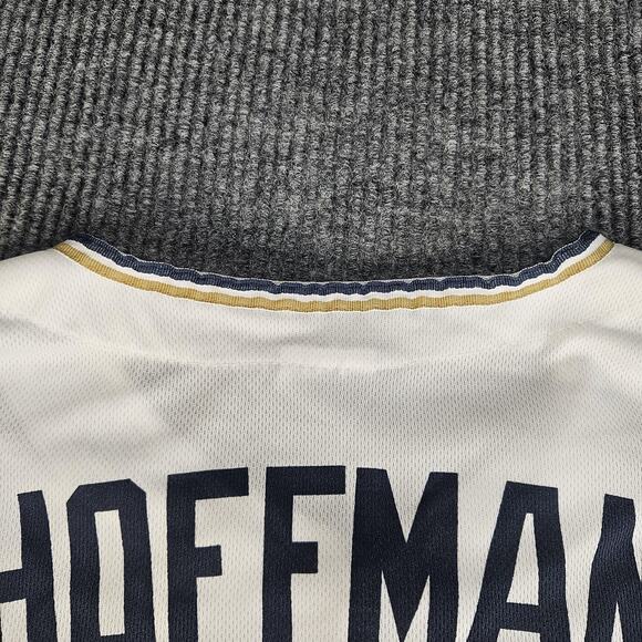 San Diego Padres Jersey Mens 2XL White MLB Baseball Trevor Hoffman Hall of Fame - Picture 14 of 14